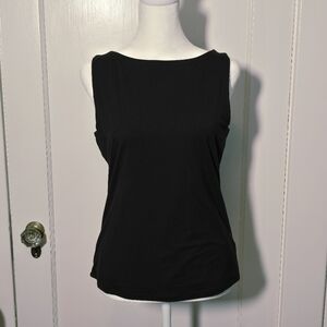 Rachel Zoe Black Sleeveless Top Size S